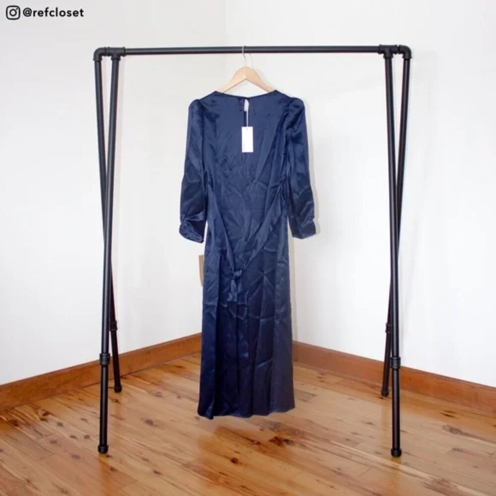 1HR SALE ⚡Reformation Arklow Dress (Navy) - Picture 4 of 5